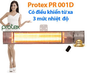 Ảnh Đèn sưởi Braun Protex PR001D - Đèn sưởi hồng ngoại không chói mắt