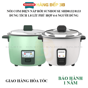 Ảnh Nồi cơm điện nắp rời Sunhouse SHD8133