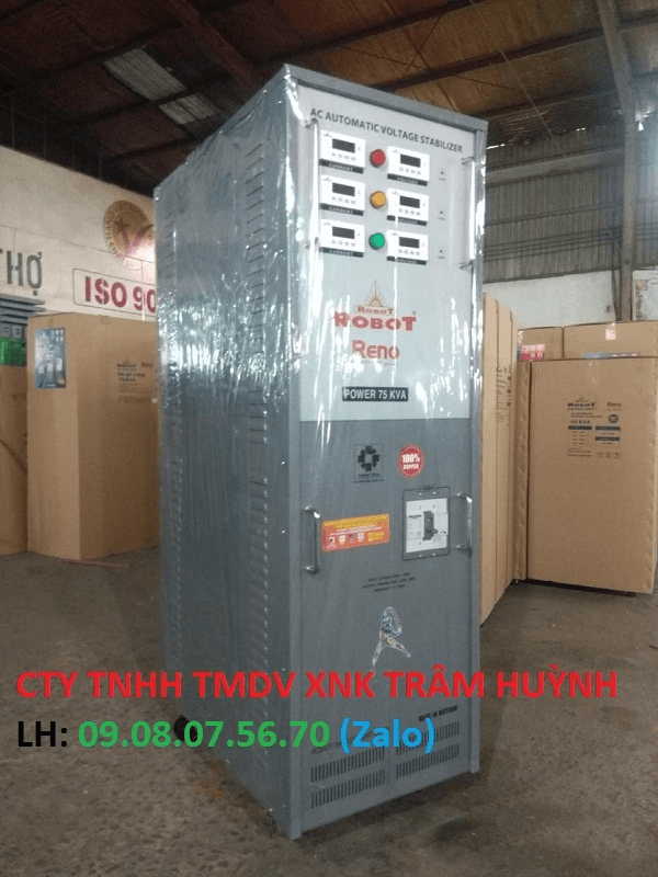Ảnh Ổn áp Robot 3 pha Reno 75KVA (260V - 430V)