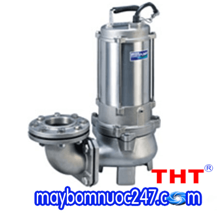 Ảnh Máy bơm chìm nước thải inox đúc 316 HCP 80SFU23.7 5HP