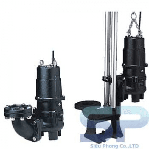 Ảnh Máy bơm chìm hút nước thải cánh cắt Tsurumi 100C43.7 5HP
