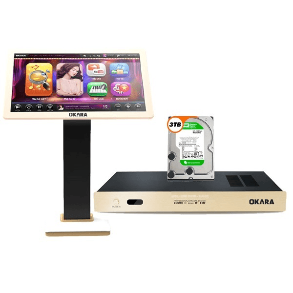 Ảnh Đầu Karaoke OKara M10i 3TB + Màn hình 21.5inch
