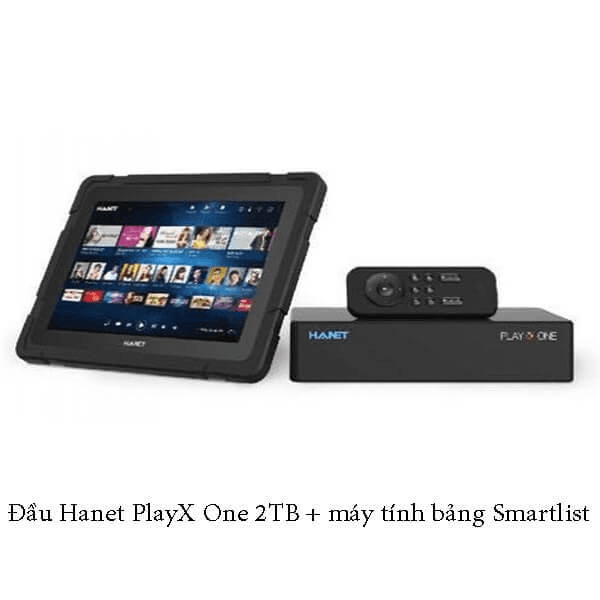 Ảnh Đầu Hanet PlayX One 2TB + máy tính bảng Smartlist