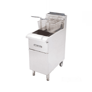 Ảnh Bếp chiên nhúng đôi dùng gas có chân đứng GDFE2BFS-17