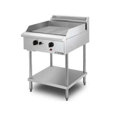 Ảnh Bếp chiên rán phẳng nửa vân dùng gas GG2BHRFS-17