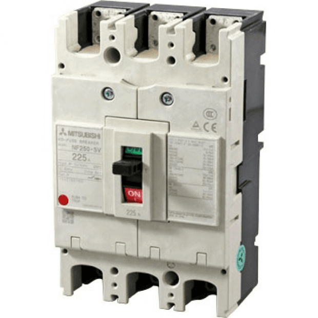 Ảnh Cầu dao chống giật Mitsubishi NV250-HV - 200A 1.2.500mA 75kA 3P