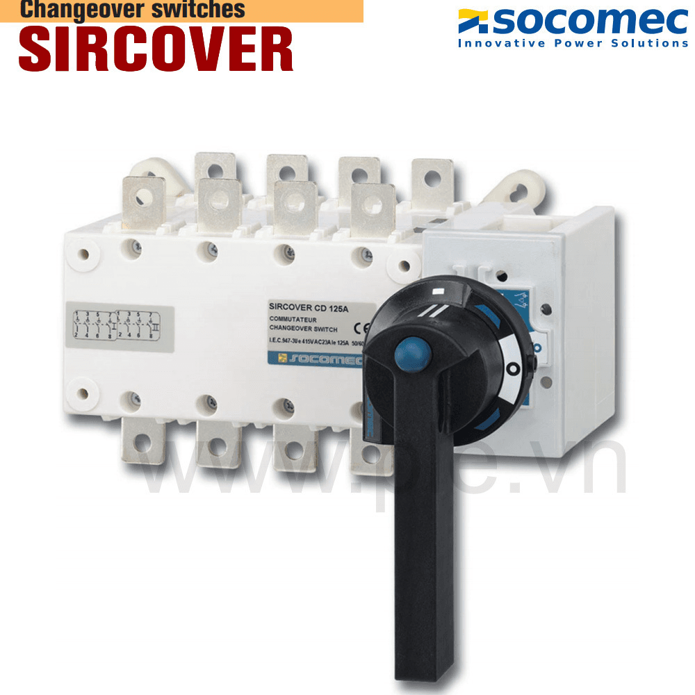 Ảnh Cầu dao đảo chiều bằng tay Sircover 3P-630A