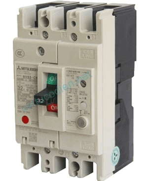Ảnh Cầu dao ELCB LS Mitsubishi NV400-SEW - 400A 50kA 1.2.500mA 3P