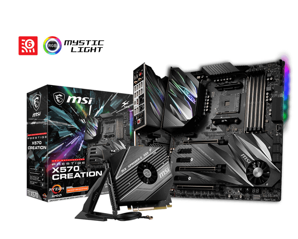 Ảnh Bo mạch chủ - Mainboard MSI Prestige X570 Creation