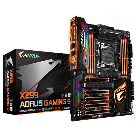 Ảnh Bo mạch chủ - Mainboard Gigabyte X299 Aorus Gaming 9
