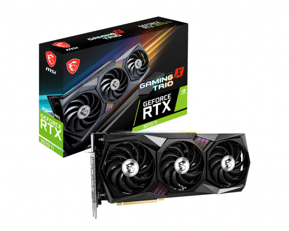 Ảnh Card đồ họa - VGA Card MSI RTX 3070 Ti GAMING X TRIO 8G