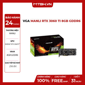 Ảnh Card đồ họa - VGA Card Manli GeForce RTX 3060 Ti 8GB