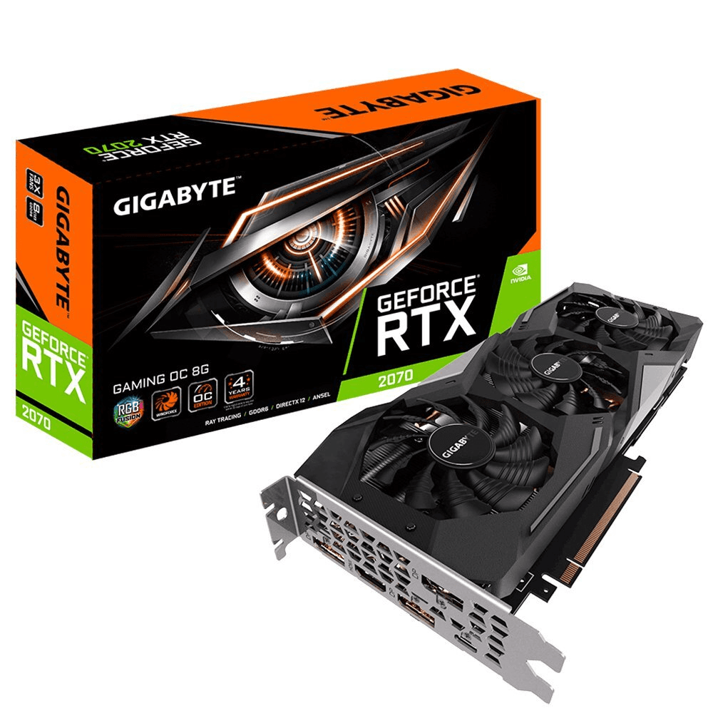 Ảnh Card đồ họa - VGA Card Gigabyte RTX 2070 Gaming OC 8G
