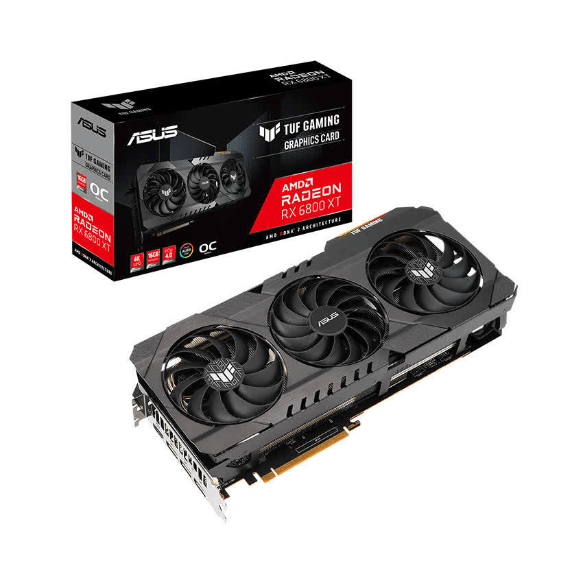 Ảnh Card đồ họa - VGA Card ASUS TUF-RX 6800XT-O16G-GAMING