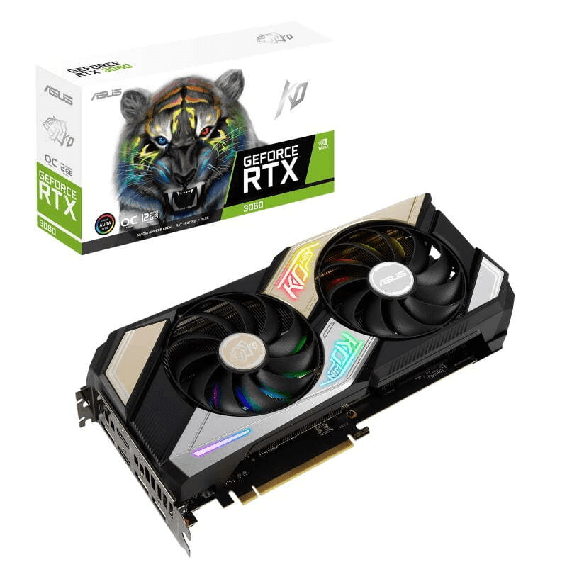 Ảnh Card màn hình Asus KO GeForce RTX 3060 OC Edition O12GB GAMING GDDR6