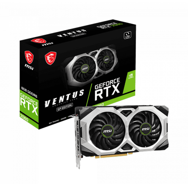 Ảnh Card đồ họa - VGA Card MSI RTX 2060 Ventus GP
