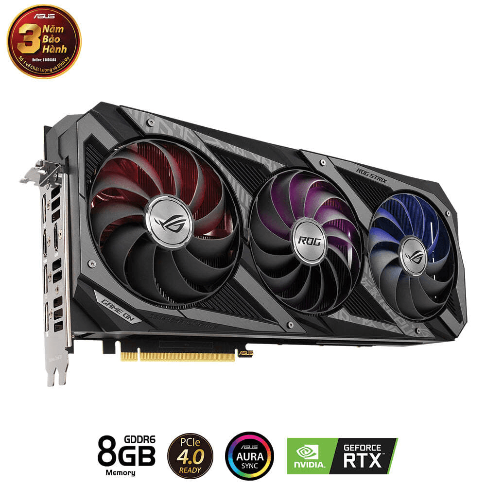 Ảnh Card màn hình Asus ROG STRIX-RTX 3060 Ti-8G-V2-GAMING