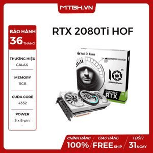 Ảnh Card đồ họa - VGA Card Galax GeForce RTX 2080Ti HOF 11GB GDDR6