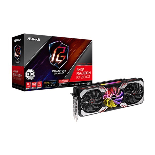 Ảnh Card màn hình Asrock AMD Radeon RX 6900 XT Phantom Gaming D 16G OC