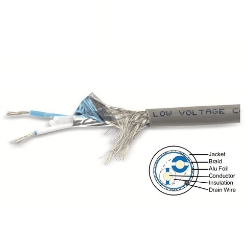 Ảnh Cáp điều khiển 24 AWG 2-pair Alantek 301-RS5102-0500