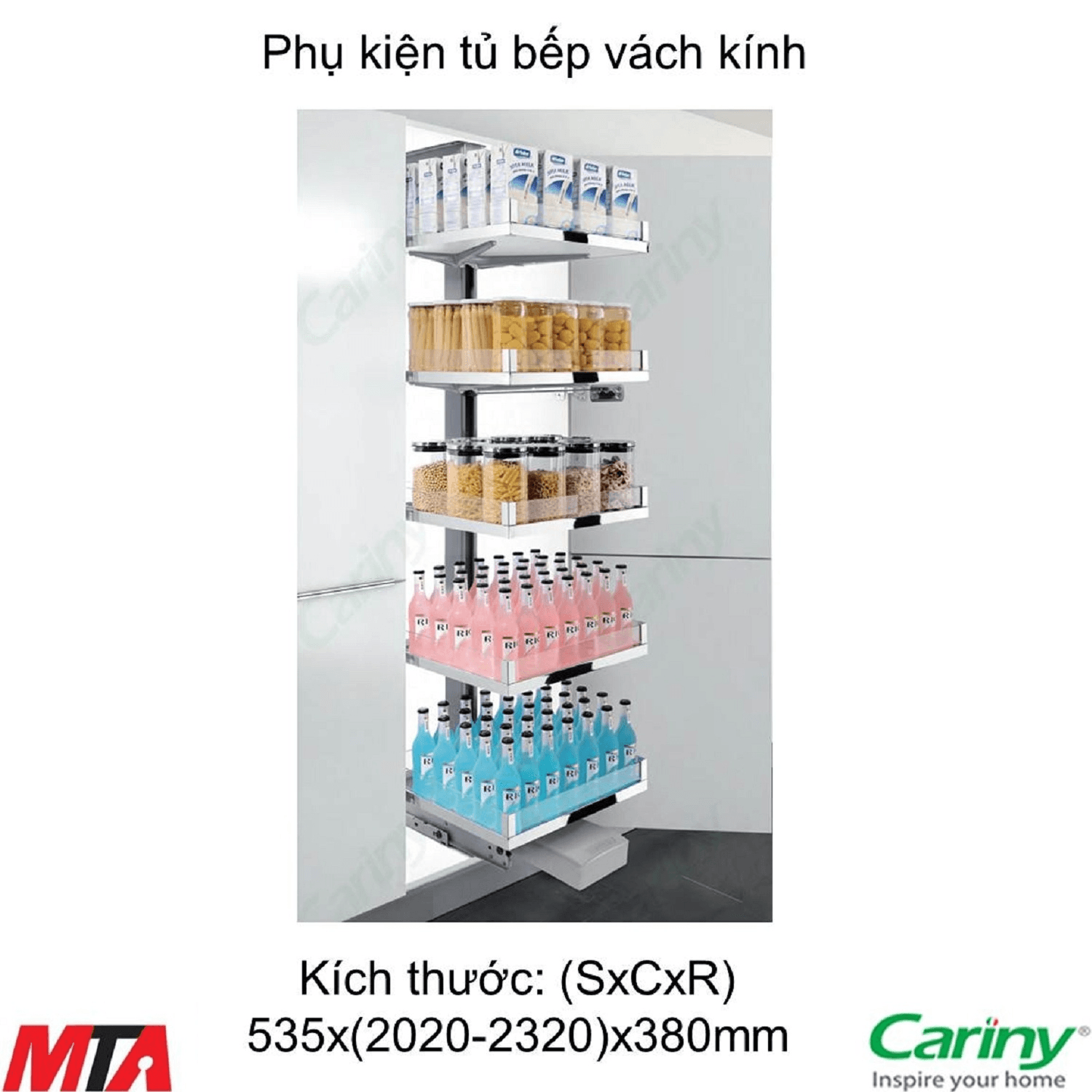 Ảnh Tủ bếp Cariny MTK-550KM