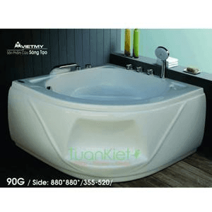 Ảnh Bồn tắm góc Massage Việt Mỹ 90G