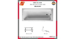 Ảnh Bồn tắm âm Duravit D-CODE 588.45.648