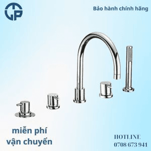 Ảnh Vòi xả bồn nóng lạnh kèm sen tắm Toto TX448SESBR