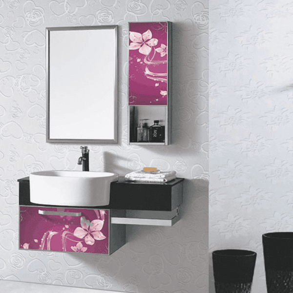 Ảnh Bộ tủ chậu Gorlde lavabo GD507