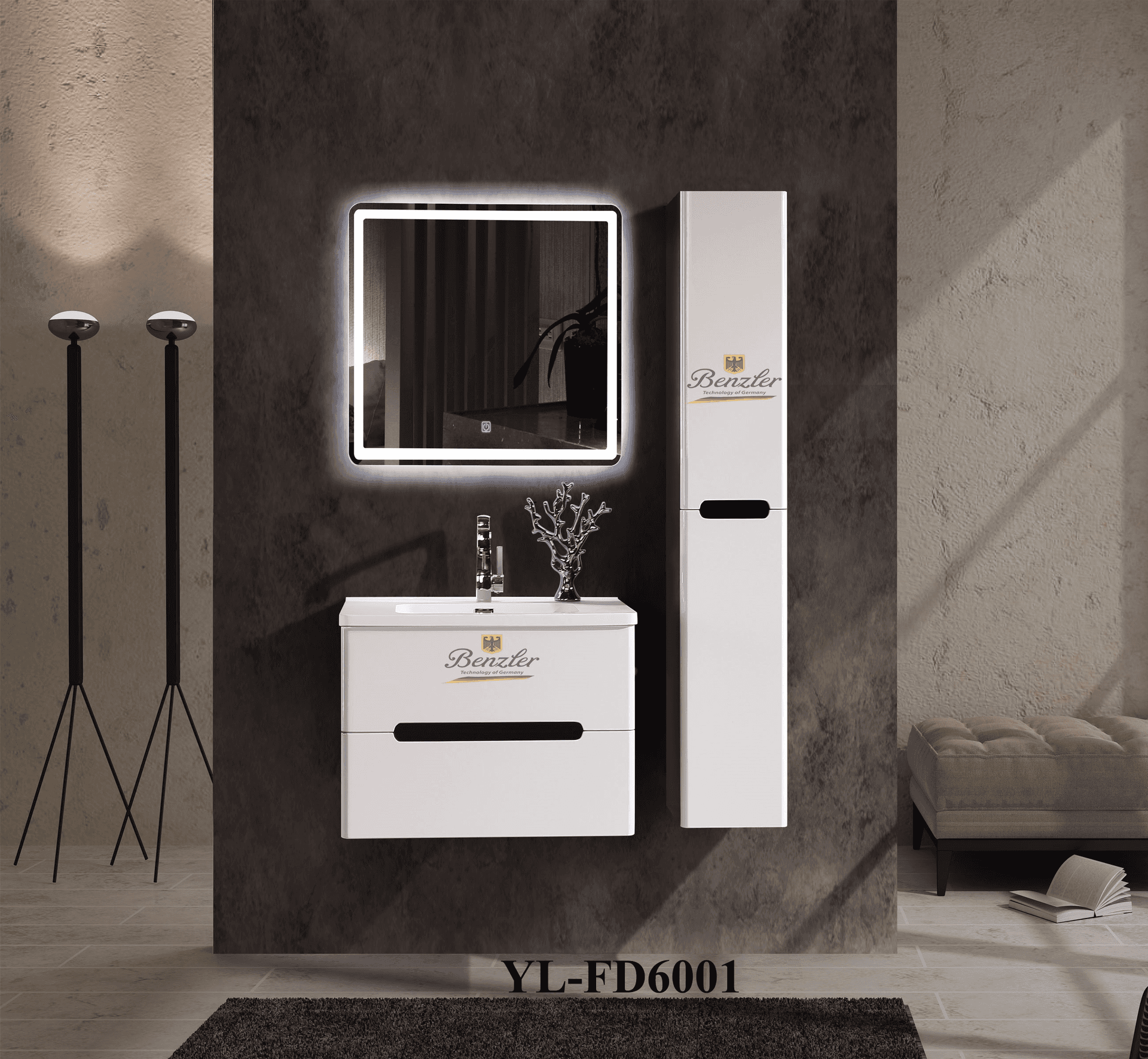 Ảnh Bộ tủ Lavabo Benzler YL-FD6001