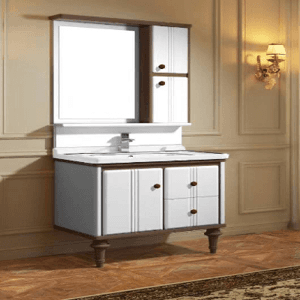 Ảnh Bộ tủ chậu lavabo nhựa PVC Sáng Tạo 886