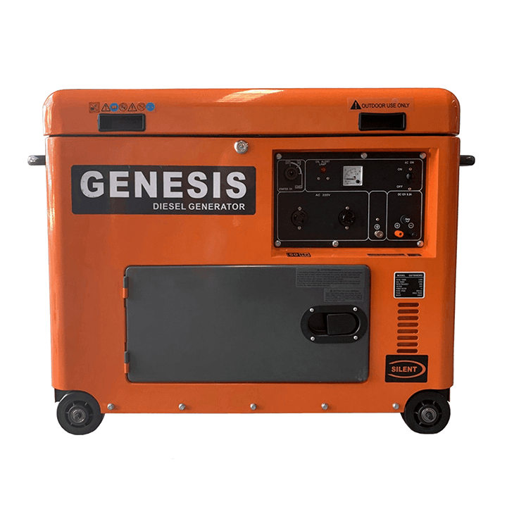 Ảnh Máy phát điện chạy Dầu 5kw Genesis GD6800EWS