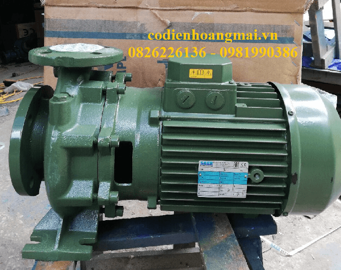Ảnh Bơm ly tâm trục ngang Saer IR40-125A
