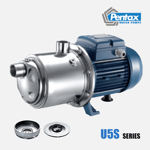 Ảnh Máy bơm trục ngang đa tầng cánh Pentax inox U3SA-100/5T 1HP