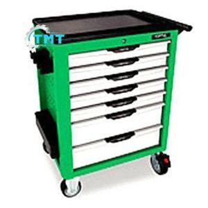 Ảnh Bộ tủ dụng cụ 7 ngăn màu xanh 211 chi tiết Toptul GCAJ0062