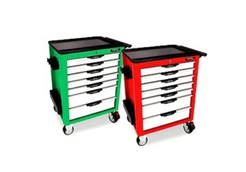 Ảnh Bộ tủ dụng cụ 7 ngăn màu đỏ 180 chi tiết Toptul GV-18004