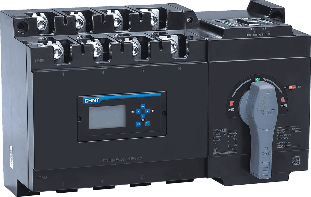 Ảnh Bộ chuyển nguồn ATS 4P 200A Chint NXZ-250/4B