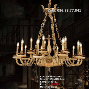 Ảnh Đèn chùm trang trí cao cấp giá sỉ F8881-10+5