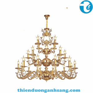 Ảnh Đèn chùm đồng NC 031/12+8+4