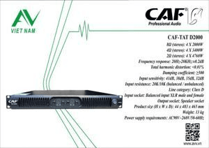 Ảnh Cục đẩy CAF TAT D2000