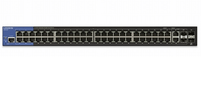 Ảnh Thiết bị chia mạng Switch Linksys LGS552P