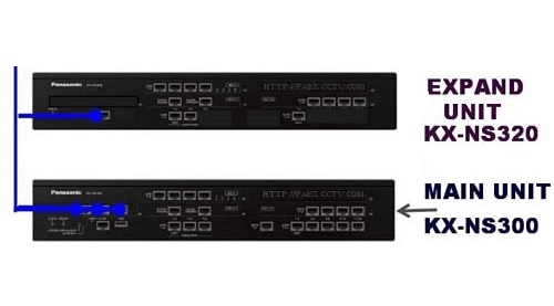 Ảnh Tổng đài Panasonic KX-NS300, 6 trung kế, 40 máy nhánh