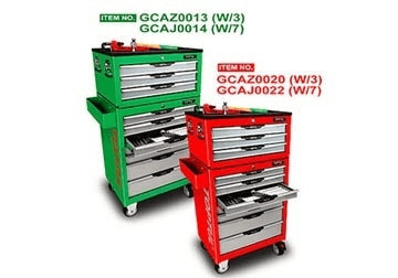 Ảnh Tủ đựng dụng cụ 3 ngăn 104 chi tiết Toptul GCAZ0013