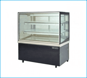 Ảnh Tủ mát trưng bày bánh Berjaya RCS12SB13-2FB - kính vuông, 1,2m