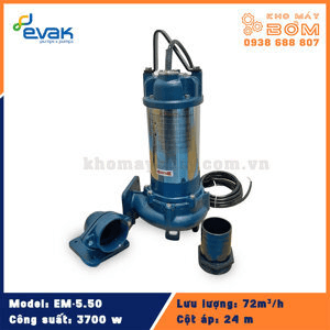 Ảnh Máy bơm chìm nước thải Evak EW 5.50 - 5HP