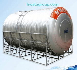 Ảnh Bồn nước inox Hwata 25000L ngang