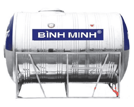 Ảnh Bồn nước Inox Bình Minh 4000 lít ngang