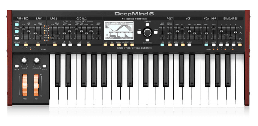 Ảnh Thiết bị tổng hợp đa âm Keyboard behringer deepmind 6