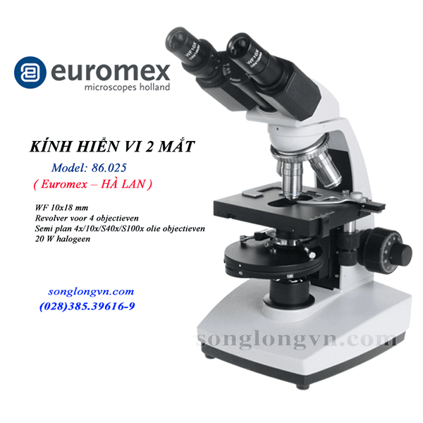 Ảnh Kính hiển vi 2 mắt Euromex 86.025