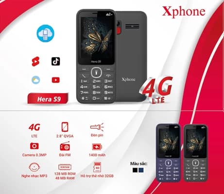 Ảnh Điện thoại Hera S9 - 2.8 inch - Chính hãng